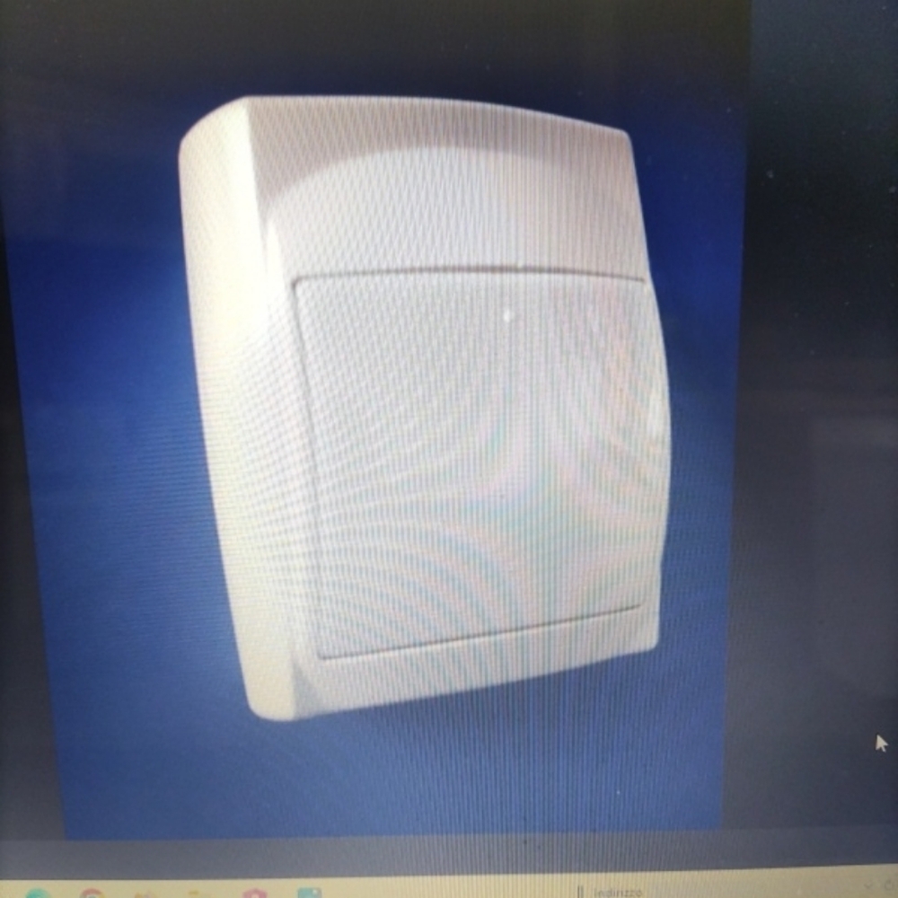 White Wall-Mounted Device Alarm Sensor
